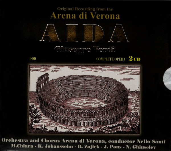 descargar álbum Giuseppe Verdi, Orchestra And Chorus Arena Di Verona, Nello Santi - Aida