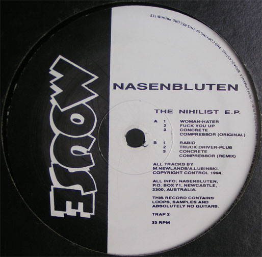 Nasenbluten – The Nihilist E.P. (1994, Vinyl) - Discogs