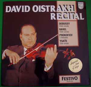 David Oistrach - David Oistrakh Recital album cover