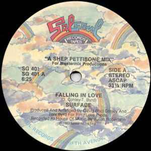 Surface - Falling In Love album cover