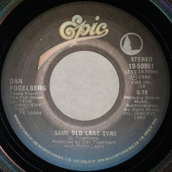Dan Fogelberg – Same Old Lang Syne (1980, Vinyl) - Discogs