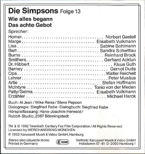 lataa albumi Die Simpsons - Die Simpsons Folge 13