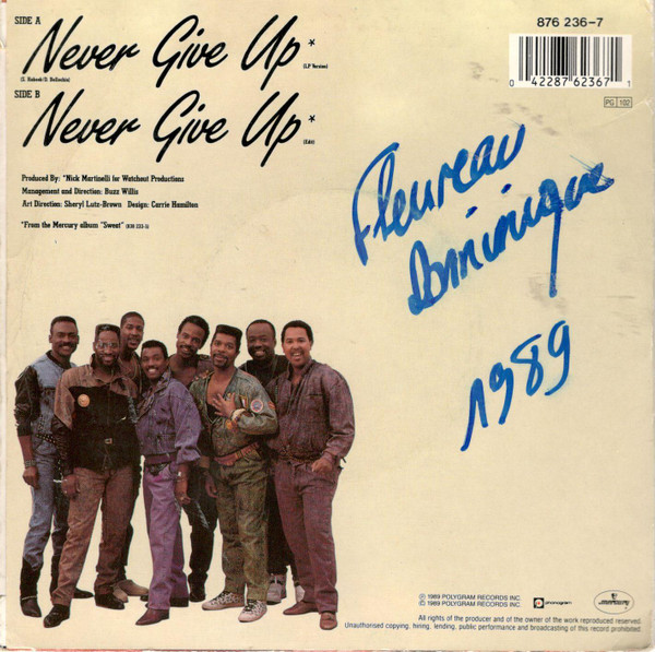 Kool & The Gang - Never Give Up | Releases | Discogs