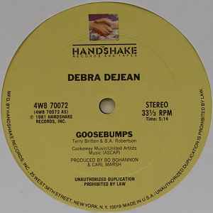 Debra Dejean - Goosebumps album cover