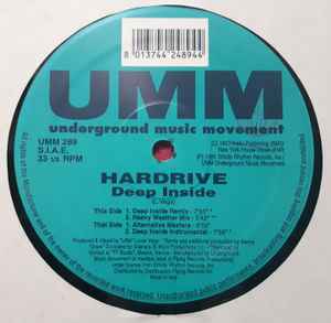 Hardrive – Deep Inside (Remixes) (1995, Vinyl) - Discogs