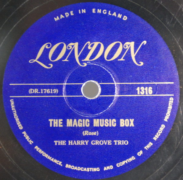 last ned album The Harry Grove Trio - Little Red Monkey The Magic Music Box