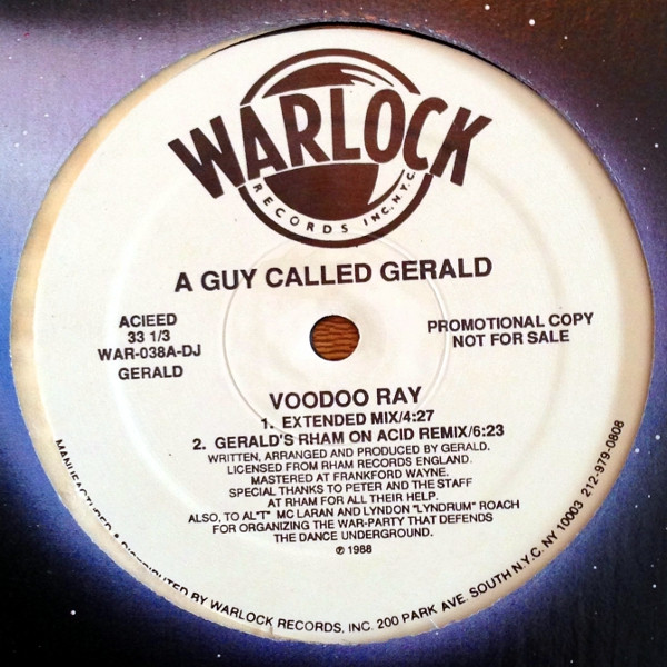 A Guy Called Gerald – Voodoo Ray (1988, Vinyl) - Discogs