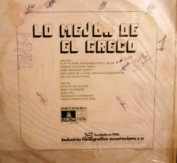 Album herunterladen El Greco - Lo Mejor De El Greco