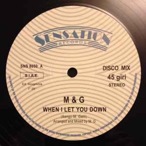 M & G - When I Let You Down album cover