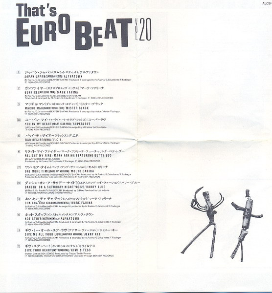 Various - That's Eurobeat Vol. 20 | Releases | Discogs