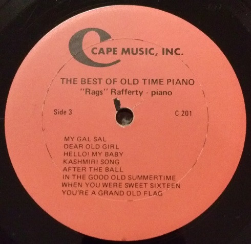 descargar álbum Rags Rafferty - The Best Of Old Time Piano