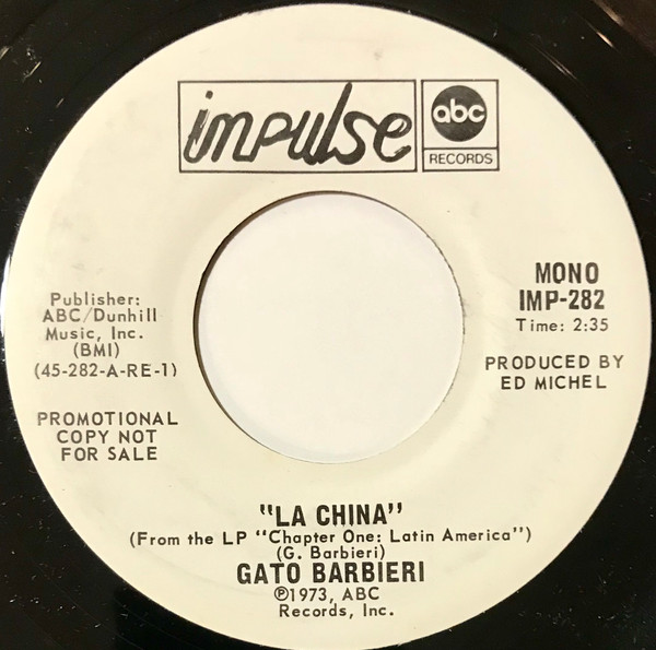 Gato Barbieri - La China | Releases | Discogs