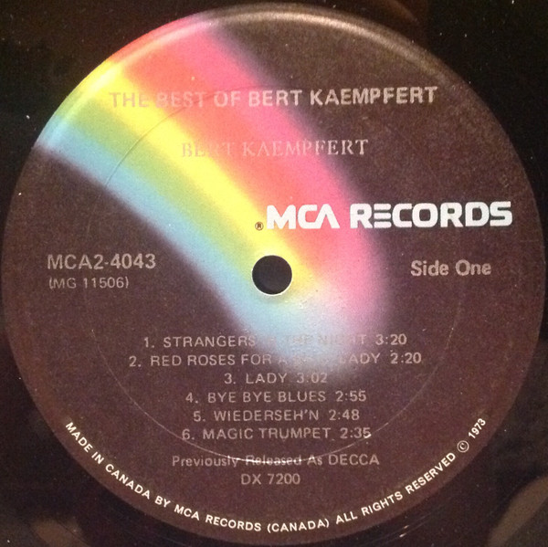 Bert Kaempfert - The Best Of Bert Kaempfert | MCA Records (MCA2-4043) - 4