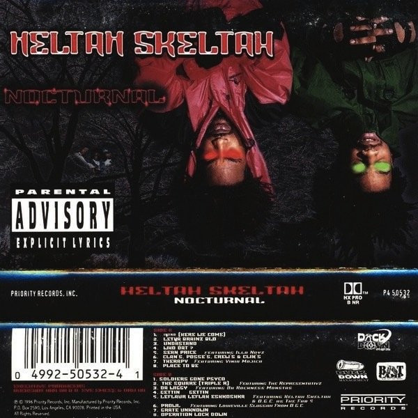Heltah Skeltah – Nocturnal (1996, Cassette) - Discogs