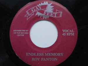 Roy Panton - Endless Memory / Eastern Organ album cover