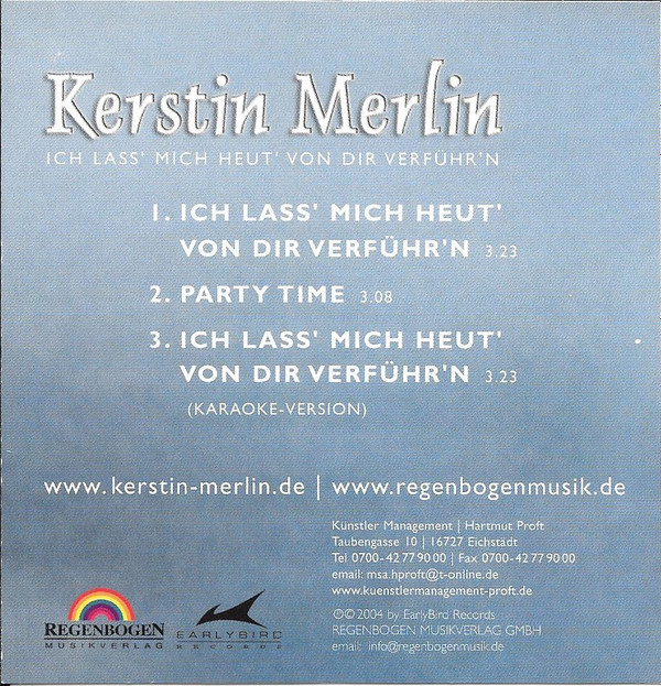 ladda ner album Kerstin Merlin - Ich Lass Mich Heut von Dir Verführn