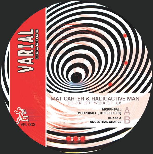 Mat Carter & Radioactive Man – Book Of Words EP (2022, Vinyl