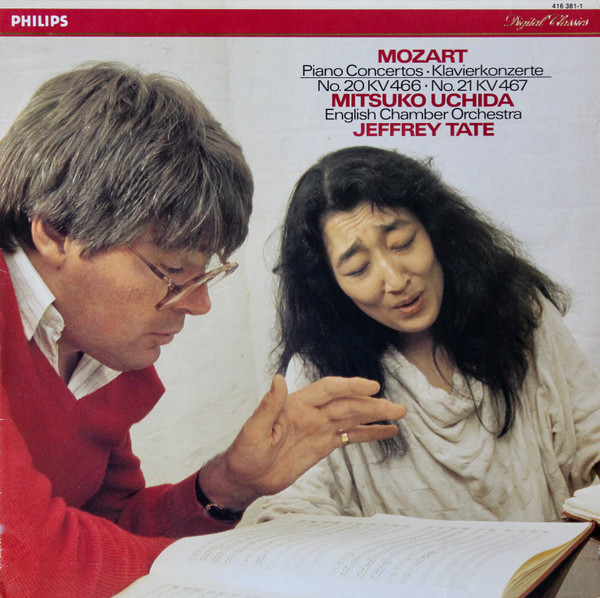 Mozart*, Mitsuko Uchida, English Chamber Orchestra, Jeffrey Tate – Piano Concertos · Klavierkonzerte No.20 KV 466 · No. 21 KV 467