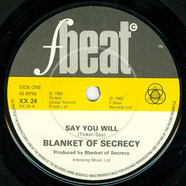 last ned album Blanket Of Secrecy - Say You Will