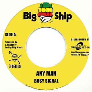 Busy Signal - Any Man / Pon Di Cocky  album cover