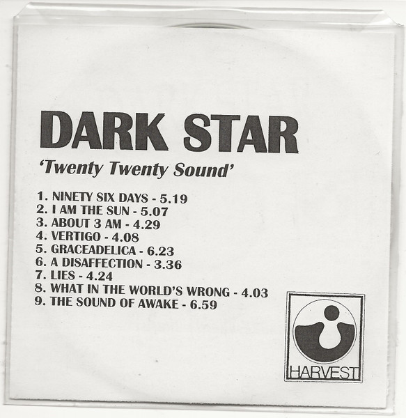 DARK STAR アナログLPレコード TWENTY TWENTY SOUND-