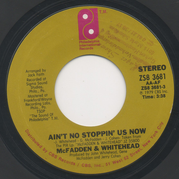 McFadden & Whitehead - Ain't No Stoppin' Us Now | Releases | Discogs