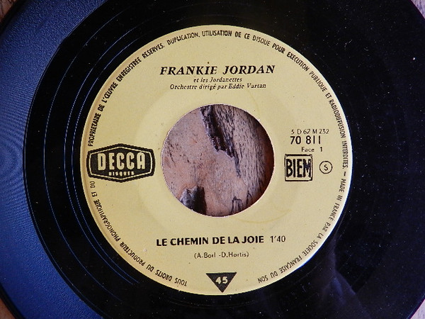 Album herunterladen Frankie Jordan Et Les Jordanettes, Orchestre Direction Eddie Vartan - Le Chemin De La Joie