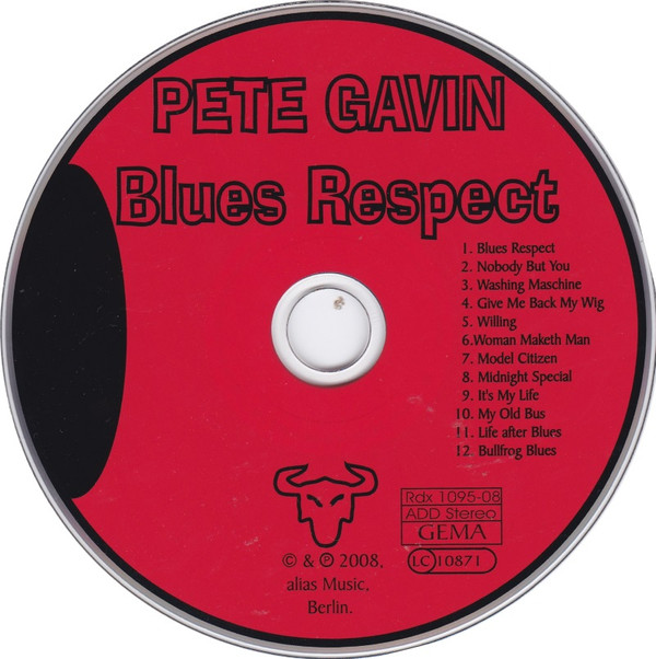 descargar álbum Pete Gavin - Blues Respect
