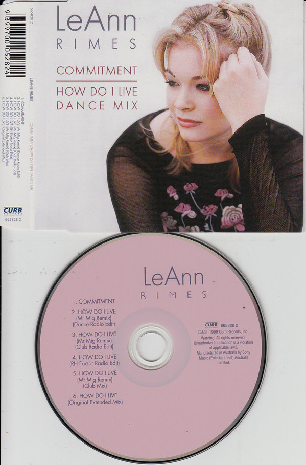 last ned album LeAnn Rimes - Commitment How Do I Live Dance Mix