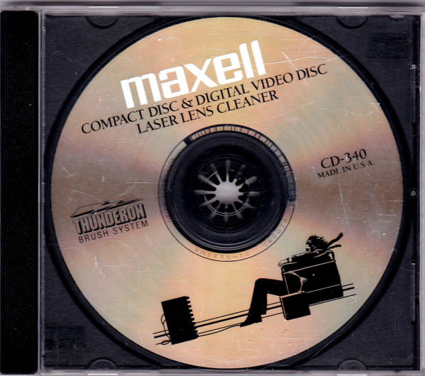  Disco limpiador de lentes láser CD con cepillos de microfibra e  instrucciones de Maxell : Electrónica