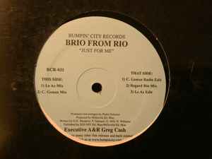 Brio From Rio – Just For Me (2003, Vinyl) - Discogs