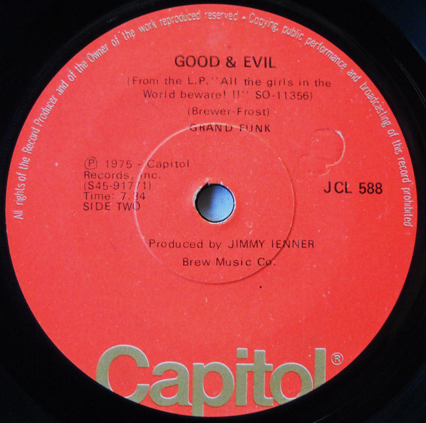 lataa albumi Grand Funk - Bad Time Good Evil