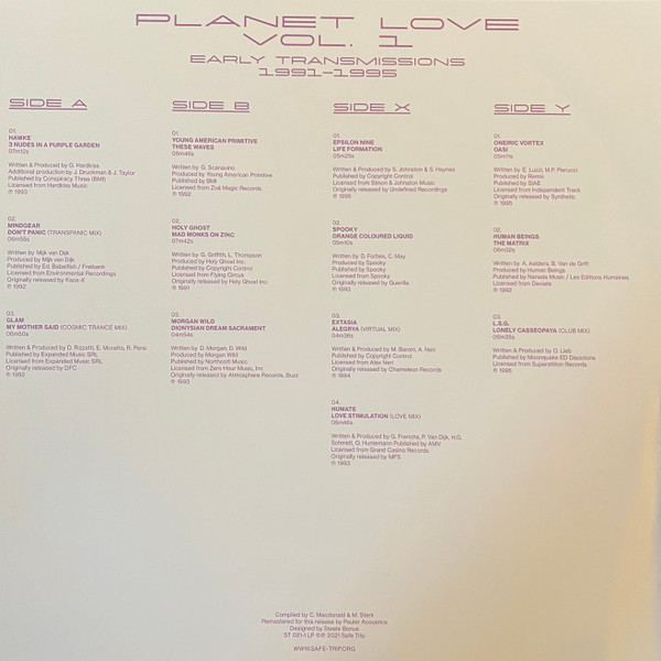 Planet Love Vol. One - Early Transmissions 1991​-​1995