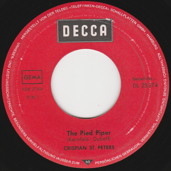 last ned album Crispian St Peters - You Were On My Mind The Pied Piper