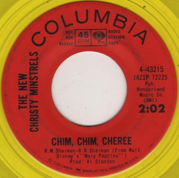 The New Christy Minstrels – Chim, Chim, Cheree (1965, Yellow, Vinyl ...