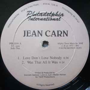 Jean Carn – Love Don't Love Nobody (1985, Vinyl) - Discogs