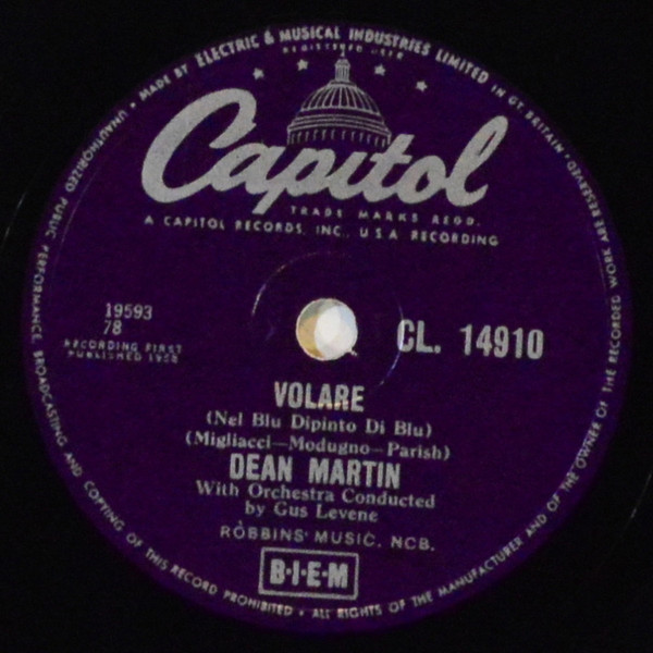 télécharger l'album Dean Martin - Volare Nel Blu Dipinto Di Blu