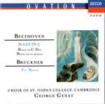 Cover of Beethoven: Mass In C (Messe In C-Dur / Messe En Ut Majeur) / Bruckner: Five Motets, 1991, CD