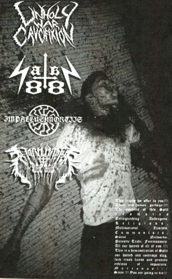 last ned album Unholy War Crucifixion Satan 88 Impallus Mortiis Nokturnal Poetry - The True Anti System Hatred Against Jewish Parasites