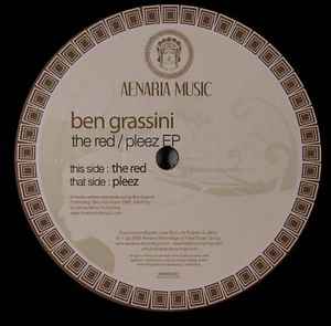 Ben Grassini - The Red / Pleez EP album cover