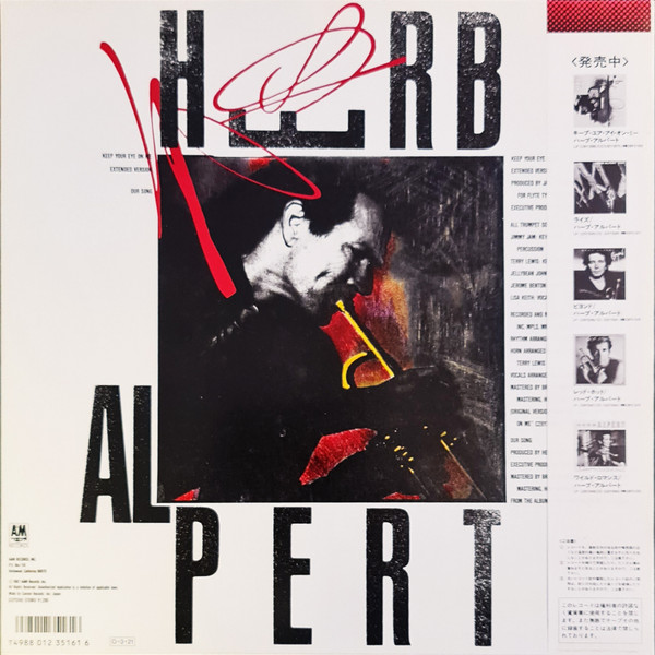 lataa albumi Herb Alpert - Keep Your Eye On Me