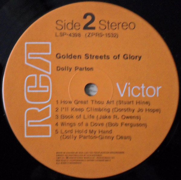 lataa albumi Dolly Parton - The Golden Streets Of Glory