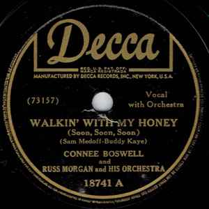 Connie Boswell - Walkin' With My Honey / Let It Snow! Let It Snow! Let It Snow! album cover