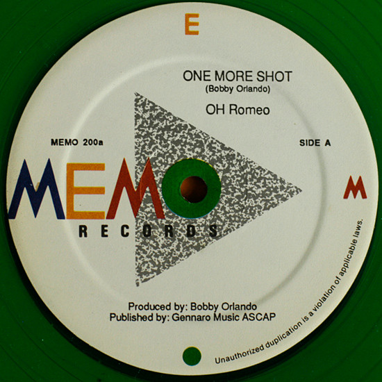 Oh Romeo – One More Shot (1985, Green Transparent, Vinyl) - Discogs