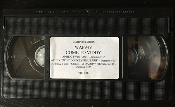 Aphex Twin – Come To Viddy (1997, VHS) - Discogs