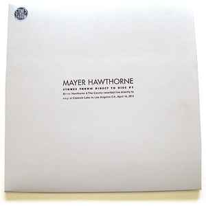 Mayer Hawthorne – Stones Throw Direct To Disc #1 (2011, Vinyl 