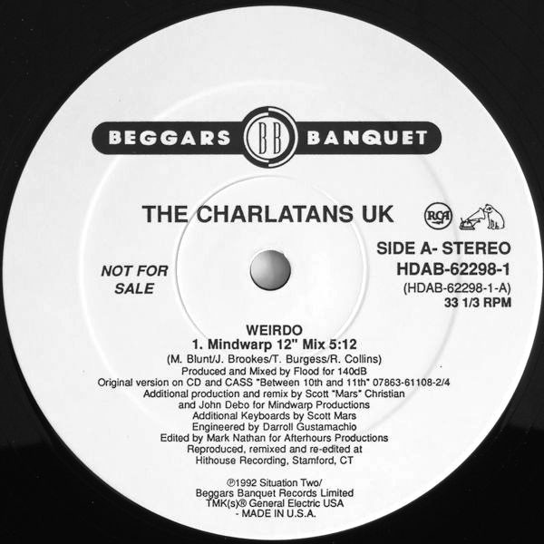 The Charlatans – Weirdo (1992, Damont Pressing, Vinyl) - Discogs
