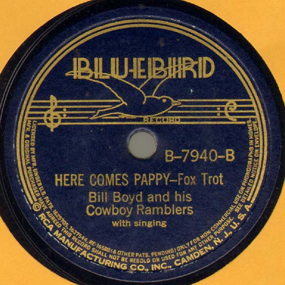 baixar álbum Bill Boyd And His Cowboy Ramblers - Tom Cat Rag Here Comes Pappy