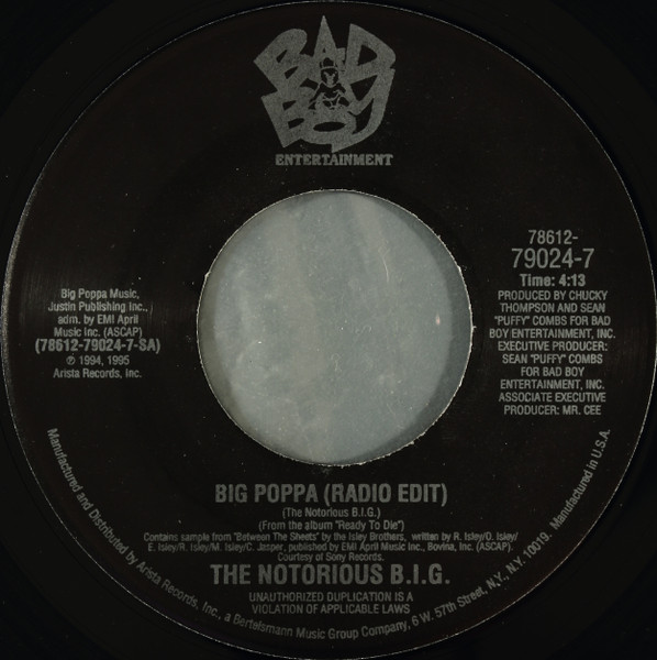The Notorious B.I.G. – Big Poppa / Warning (1994, Vinyl) - Discogs