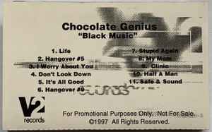Chocolate Genius – Black Music (1997, Cassette) - Discogs
